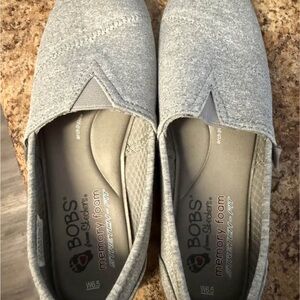 BOBS Gray Slip-On Shoes